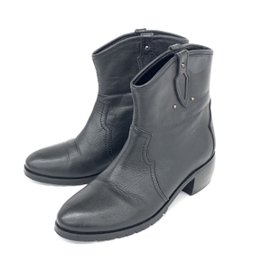 ◆銀座かねまつ ギンザカネマツ ショートブーツ 21.5cm◆ ブラック レディース 小さいサイズ 靴 シューズ ブーティー boots