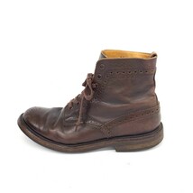 ◆Trickers トリッカーズ ブーツ 8L5◆887910 71466 ブラウン レザー メダリオン レースアップ メンズ 靴 シューズ boots ワークブーツ_画像2