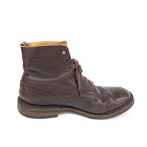 ◆Trickers トリッカーズ ブーツ 8L5◆887910 71466 ブラウン レザー メダリオン レースアップ メンズ 靴 シューズ boots ワークブーツ_画像3