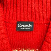 ◆Drumohr ドルモア ショールカラーセーター ニット 44◆ レッド メンズ トップス スーパージーロンラムウール_画像4