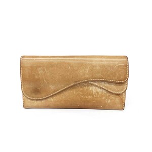 ◆ Vivienne Westwood Viviennes Westwood Long Wallet ◆ коричневая кожа с кожа