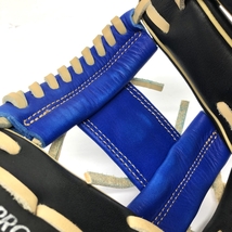 ◆Rawlings ローリングス Rawlings Heart of the Hide ソフトボール グローブ 11.5インチ◆ ブラック/ブルー スポーツ用品_画像8