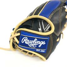 ◆Rawlings ローリングス Rawlings Heart of the Hide ソフトボール グローブ 11.5インチ◆ ブラック/ブルー スポーツ用品_画像6