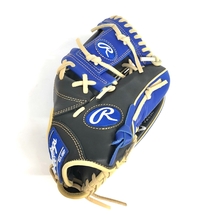 ◆Rawlings ローリングス Rawlings Heart of the Hide ソフトボール グローブ 11.5インチ◆ ブラック/ブルー スポーツ用品_画像1