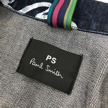 ◆PS by PAUL SMITH ピーエスバイポールスミス デニムジャケット サイズ38◆ ブルー レディース アウター 総柄_画像5