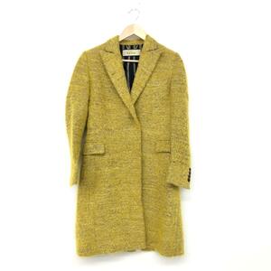 ◆Paul Smith ポールスミス モヘヤコート サイズ40◆ イエロー レディース アウター ロング