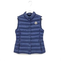 ◆MONCLER モンクレール ダウンベスト キッズサイズ12Y◆ ブルー ダウン90％ キッズ LIANE アウター 子供服 男の子 ボーイズ 小学生_画像1