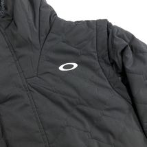 未使用品◆OAKLEY オークリー ジップアップ ジャケット XXL◆ ブラック メンズ アウター UNEVEN　PUFF　JACKET 2WAY ベスト 2_画像8