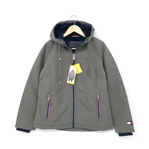 未使用品◆TOMMY HILFIGER トミーヒルフィガー ソフトシェルジャケット S◆ グレー ポリエステル レディース 裏ボア 1506117 アウター 2