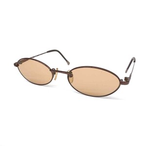 ◆CALVIN KLEIN カルバンクライン サングラス◆6822B ブラウン オーバル ユニセックス 51□18 sunglasses 服飾小物