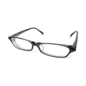 良好◆plusmix プラスミックス メガネフレーム◆PX-13263 クリアグレー スクエア レディース 日本製 55□15 145 眼鏡 服飾小物の画像1