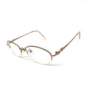 ◆CELINE セリーヌ フレームメガネ◆VC1205J ローズゴールド チタン ハーフリム レディース メガネ 眼鏡 サングラス sunglasses 服飾小物