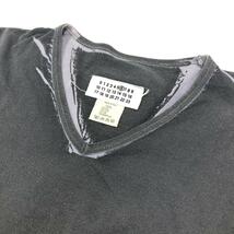 ◆Maison Martin Margiela メゾンマルタンマルジェラ 半袖カットソー サイズ6◆ グレー コットン レディース トップス DEANNA初期_画像3