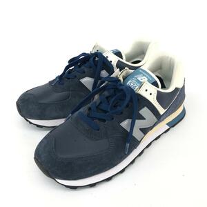 未使用品◆new balance ニューバランス ML574TE スニーカー 28cm◆ ネイビー メンズ 靴 シューズ sneakers