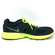 ◆NIKE ナイキ エアリレントレス スニーカー 26.5◆616353 ブラック×蛍光イエロー メッシュ メンズ 靴 シューズ sneakers_画像3