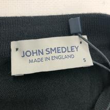 未使用品◆JOHN SMEDLEY ジョンスメドレー クルーネックセーター ニット S◆ ブラック メンズ ハイゲージ NAYLOR SPLIT SEAM SWEATER_画像4