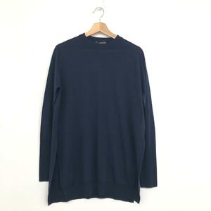 未使用品◆JOHN SMEDLEY ジョンスメドレー クルーネックセーター ニット S◆ ネイビー メンズ ハイゲージ NAYLOR SPLIT SEAM SWEATER