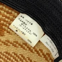 ◆sanfrancisco hat サンフランシスコハット パナマハット M◆ ブラウン×ベージュ 中折れ ユニセックス USA製 帽子 hat 服飾小物_画像7