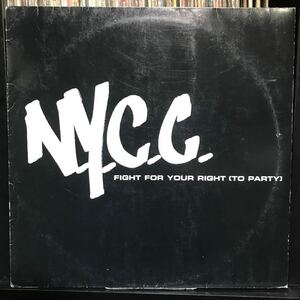 N.Y.C.C. / Fight For Your Right (To Party) UK盤