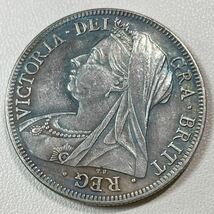 イギリス 硬貨 古銭 ヴィクトリア女王 1893年 イギリス領オーストラリア ソブリン インド王冠勲章 クラウン コイン 重15.48g_画像2