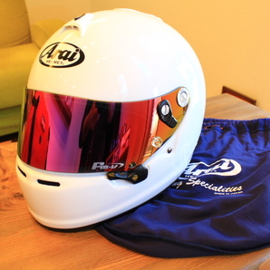 Arai アライ GP-6S ヘルメットFMVミラーシールド付き【中古】の画像1