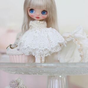 。 *☆Mary Dolly × bonbon poupee ☆*。小さなお姫様 カスタム プチブライス 本体+アウトフィットセット ミニチュア petite blytheの画像3