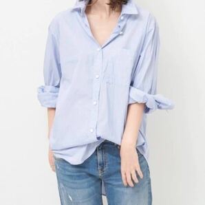 ドゥーズィエム クラス Deuxieme Classe Big Wash シャツ ブルーの画像6