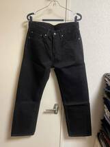 Levi’s 505 black リーバイス デニムパンツ ジーパン ブラック W32_画像1