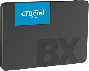 Crucial クルーシャル SSD 500GB BX500 内蔵型SSD SATA3 2.5インチ 7mm CT500BX500SSD1 
