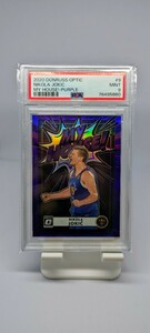 【1円スタート】鑑定品 PSA9 2020-21 Panini Donruss Optic - Nikola Jokic Purple Prizm My House Insert / Nuggets