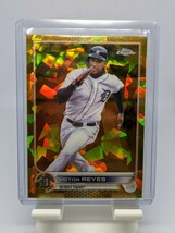 【1円スタート】2022 Topps Chrome Sapphire - Victor Reyes Gold Sapphire 50シリアル / Detroit Tigers_画像1