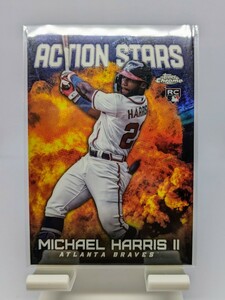 【1円スタート】2023 Topps Chrome Update - Michael Harris II RC Action Stars Insert Rookie / Braves