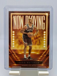 【1円スタート】2023-24 Panini NBA Hoops - Dariq Whitehead Now Playing / Brooklyn Nets