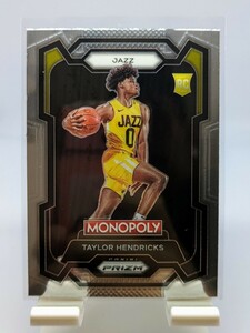 【1円スタート】2023-24 Panini Prizm Monopoly- TAYLOR HENDRICKS RC / Utah Jazz