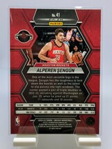 【1円スタート】2022-23 Panini Mosaic - Alperen Sengun RC Yellow Mosaic Prizm / Houston Rockets_画像2