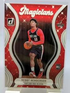 【1円スタート】2023-24 Panini Donruss - Scoot Henderson RC MagiciansInsert / PORTLAND TRAIL BLAZERS ルーキーカード