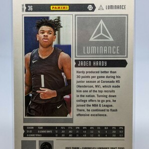 【1円スタート】Jaden Hardy RC 3枚セット - 2022 Panini Chronicles Draft Picks Recon , RATED ROOKIE 他 / Dallas Mavericksの画像6