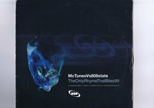 盤質良好 UK盤 12inch MC Tunes Vs 808 State / The Only Rhyme That Bites 99 ZTT125T