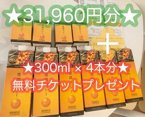 【本日★3/15(金)までで削除★】31,960円分+300ml×4本分プレゼントチケットセット