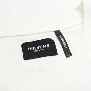 B362/Fear Of God ESSENTIALS エッセンシャルズ 半袖Tシャツ クルーネック ロゴ ビッグサイズ オーバーサイズ L 白の画像6