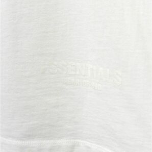 B362/Fear Of God ESSENTIALS エッセンシャルズ 半袖Tシャツ クルーネック ロゴ ビッグサイズ オーバーサイズ L 白の画像4