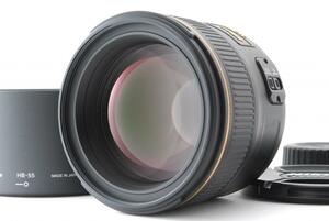 [A- Mint] Nikon AF-S NIKKOR 85mm f/1.4 G Prime Lens w/Porch Hood From JAPAN 8802