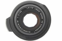 [AB- Exc] Leica SUMMICRON-M 35mm f/2 MF Lens 7-Elements Canada From JAPAN 8763_画像8