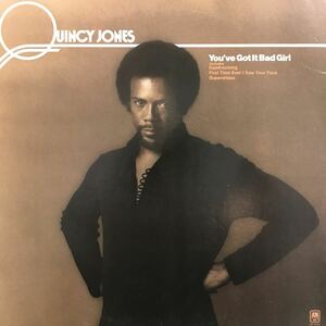 即決 ポスター付 USオリジナル LP Quincy Jones / You've Got It Bad Girl / SP-3041