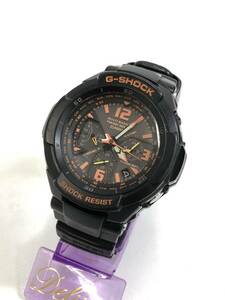 CL240304-01K/ 腕時計 G-SHOCK Gショック GW-3000B-1AJF カシオ CASIO 稼働品 ブラック オレンジ