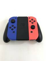 GH240315-01O/ ジョイコン Joy-Con (L) ブルー/(R) ネオンレッド グリップ ジョイントコントローラー ニンテンドースイッチ 任天堂_画像1