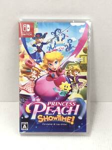 GS240322-03O/ 新品未開封 ニンテンドースイッチソフト プリンセスピーチ ショータイム! Princess Peach Showtime Nintendo Switch 任天堂