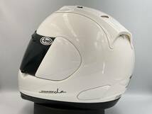 Arai アライ RAPIDE SR ラパイド SR グラスホワイト フルフェイスヘルメット スモーク付き!! Mサイズ 超美品!! SUPER RAPIDE SR_画像4