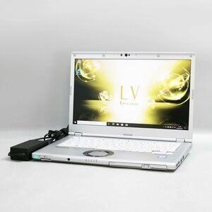 1円スタート Panasonic Let’s note LV7 (Core i5-8350U/メモリ8GB/SSD 256GB/無線LAN/Webカメラ/Windows10 Pro)