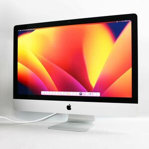 1円スタート Apple iMac (Retina 5K, 27インチ, 2019) (Core i5-8500/メモリ32GB/SSD28GB+HDD1TB(Fusion Drive)/macOS 13)